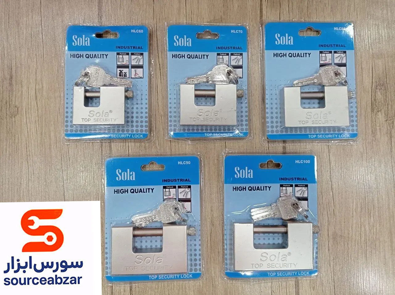 قفل کتابی سولا sola - 60 در سایز بندی