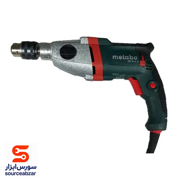 دریل چکشی گیربکسی متابو 850 وات مدل SB850-2 سه نظام اتوماتیک