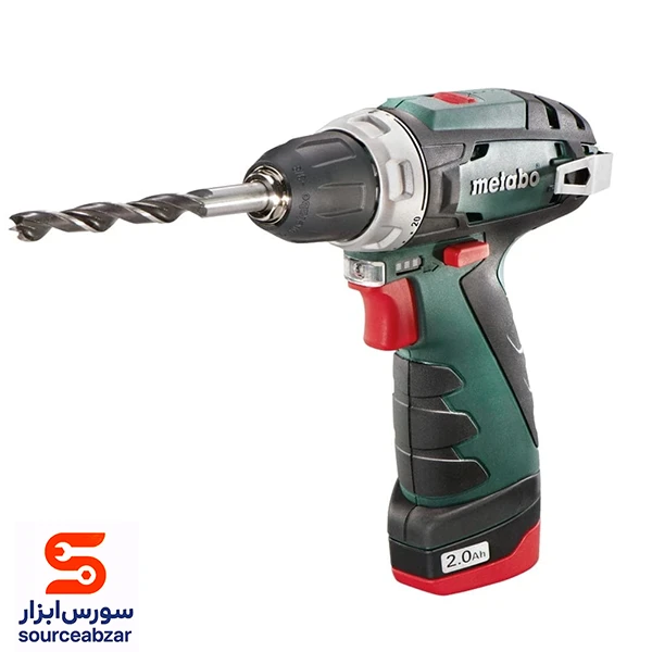 دریل پیچ گوشتی شارژی متابو 12ولت مدل PowerMaxx BS