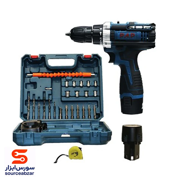 دریل شارژی 2 باتری 12 ولت پی ای پی مدل CD-1225