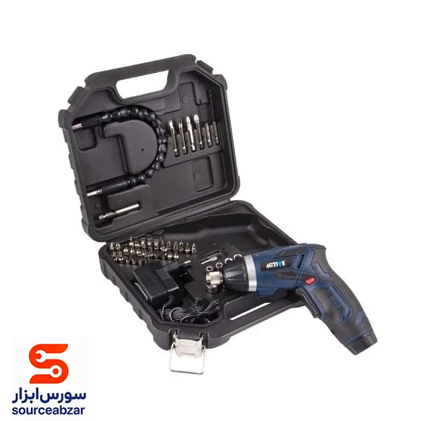 پیچ گوشتی شارژی تاشو اکتیو 3.6 ولت مدل AC-2436B