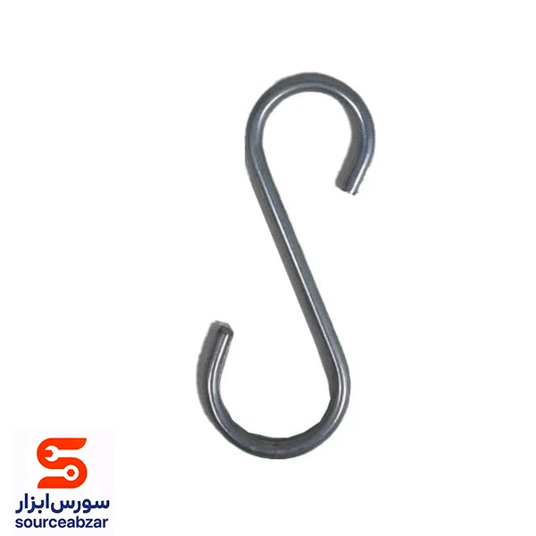 بسته 40 عددی قلاب S شکل سایز 6 میلیمتر