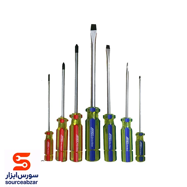 ست 7 عددی پیچ گوشتی اپکس مدل APX-1107