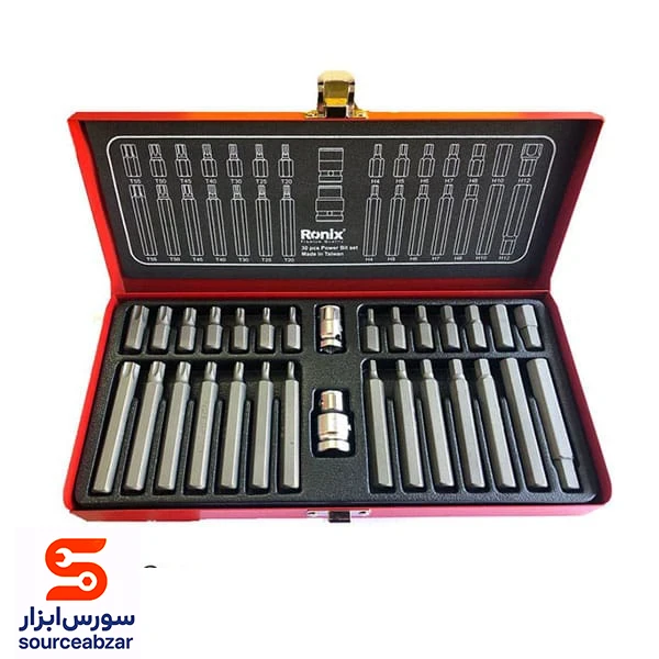 جعبه بکس و بیت 30 پارچه رونیکس مدل RH-2697