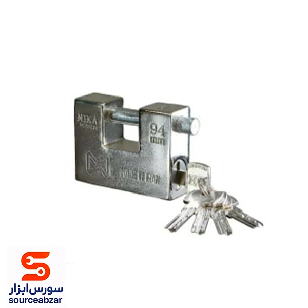 قفل کتابی نیکا سایز 94 آبکاری