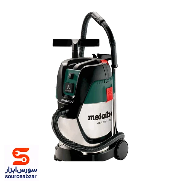 جاروبرقی صنعتی متابو 1250 وات مدل ASA30LPC Inox