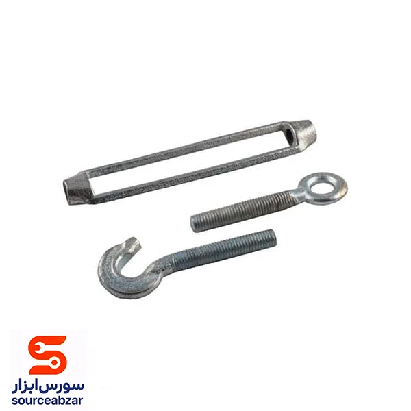 مهارکش یک سر حلقه یک سر قلاب گالوانیزه سایز 24