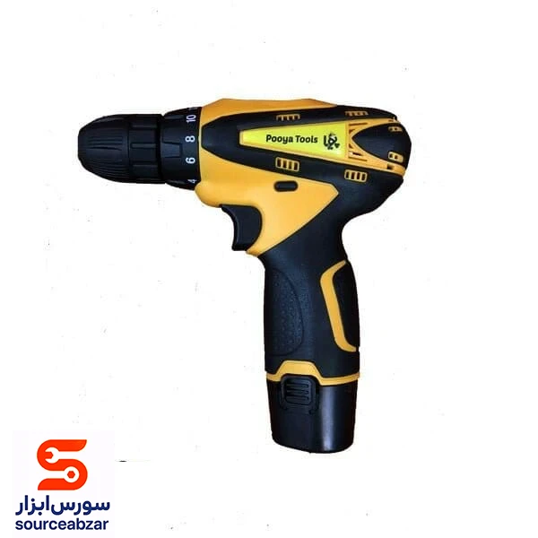 دریل پیچ گوشتی شارژی پویا 12 ولت مدل 12V