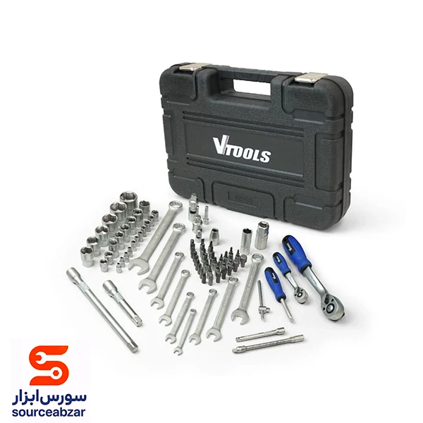 جعبه بکس وی تولز 82 پارچه مدل VT5104