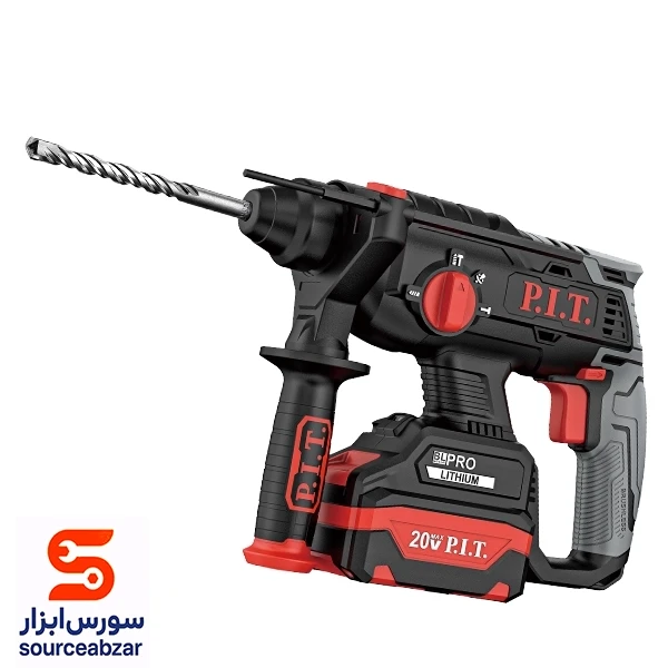 دریل بتن کن شارژی 20ولت با باتری اضافهpbh20h-22b/2 پی ای تی (pit)