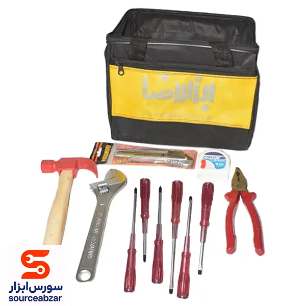 ست ابزار خانگی 12 پارچه ابزاررضا