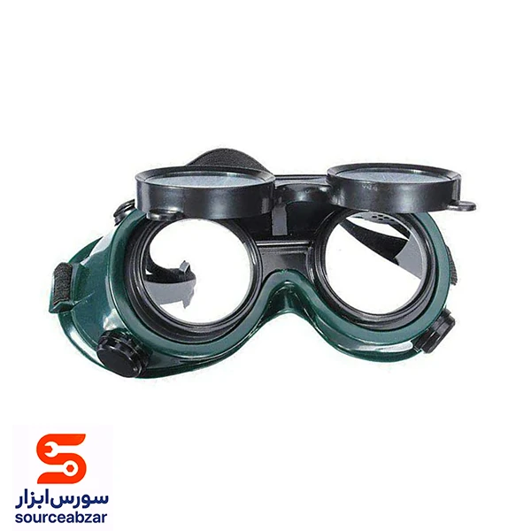 عینک جوشکاری دو جداره تک پلاست