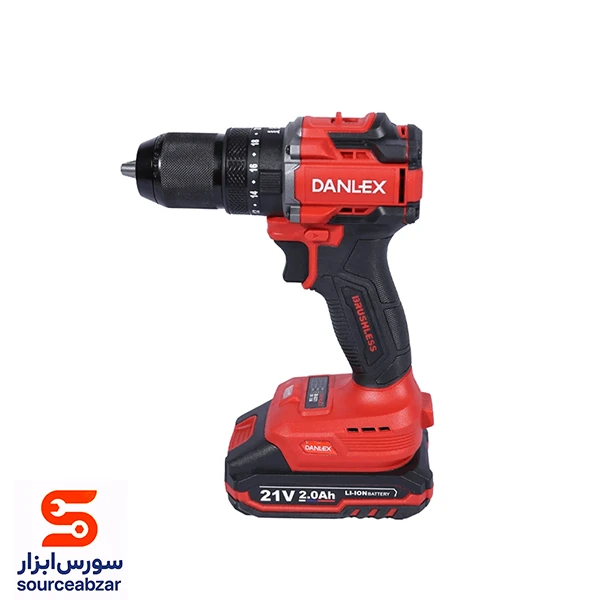 دریل پیچ گوشتی چکشی شارژی براشلس دنلکس 21 ولت مدل DX-6321