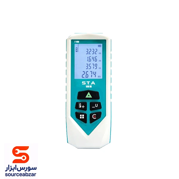 متر لیزری اس تی ای 100 متری مدل F100 نور سبز