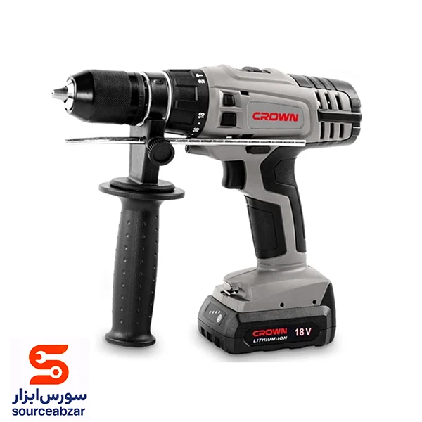 دریل پیچ گوشتی چکشی شارژی کرون 18 ولت مدل CT21031