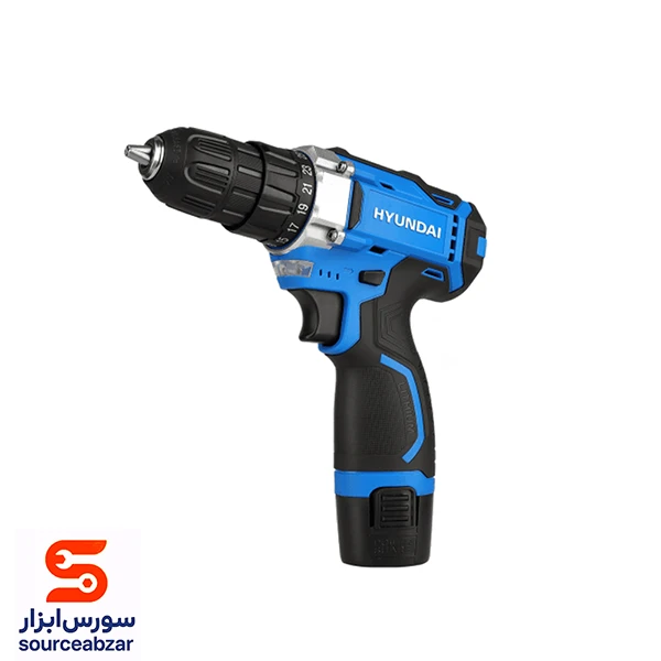 دریل پیچ گوشتی شارژی هیوندای 12 ولت مدل HP-312