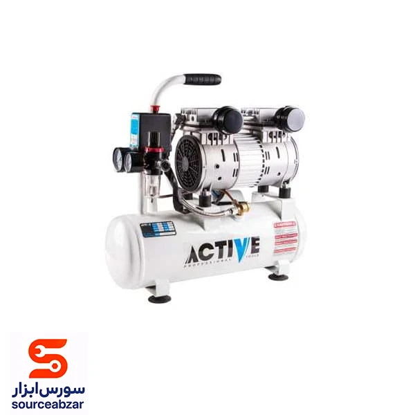 پمپ باد سایلنت اکتیو 10 لیتری مدل AC-1310SP