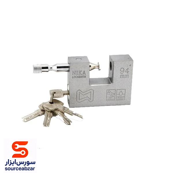 قفل کتابی نیکا سایز 94 فولادی
