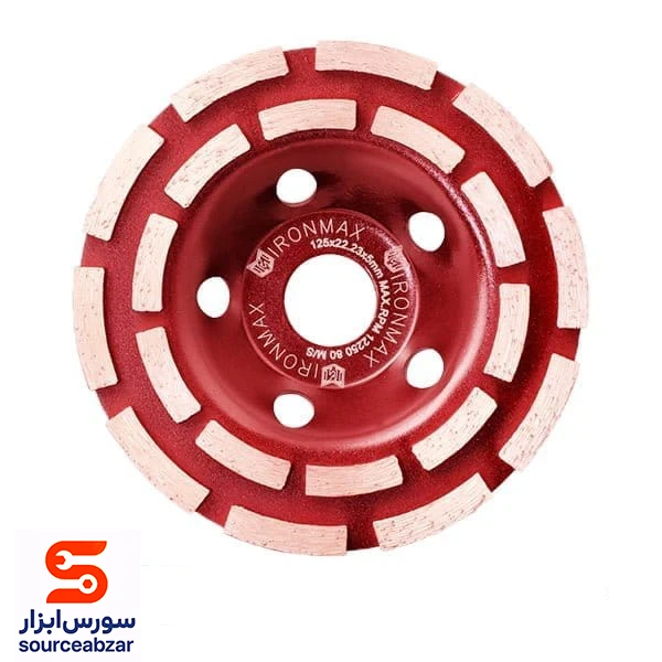 ساب گرانیت بر کاسه ای دو ردیفه آیرون مکس قطر 125 میلیمتر