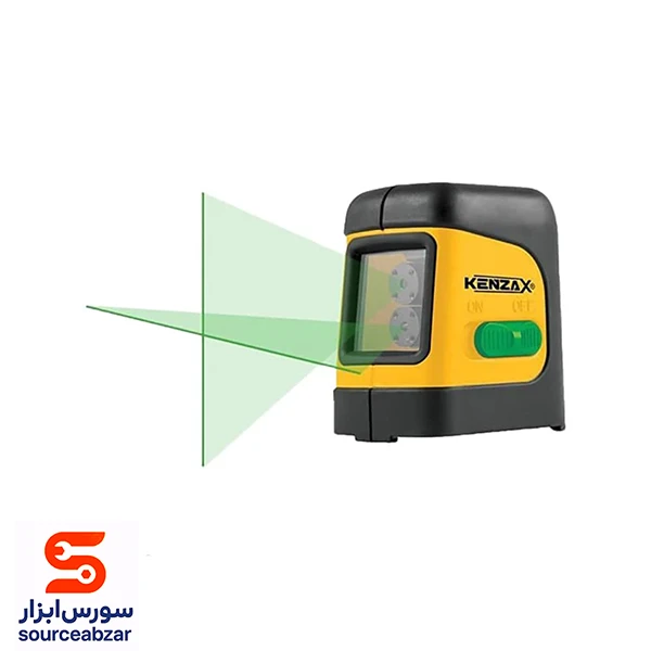 تراز لیزری دو خط کنزاکس مدل KLL-2180 نور سبز