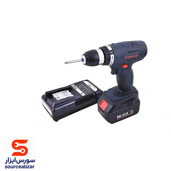 دریل پیچ گوشتی شارژی توسن 12 ولت مدل 9919DC