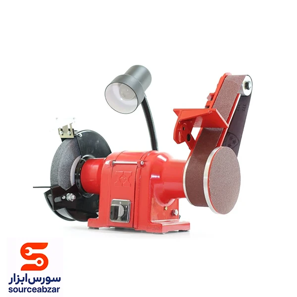 سنگ سنباده رومیزی و سنباده نواری محک 700 وات مدل GD-200/BDS