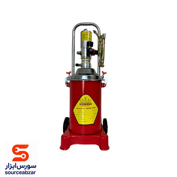 گریس پمپ سطلی بادی استرانگ 12 لیتری مدل STG-12L