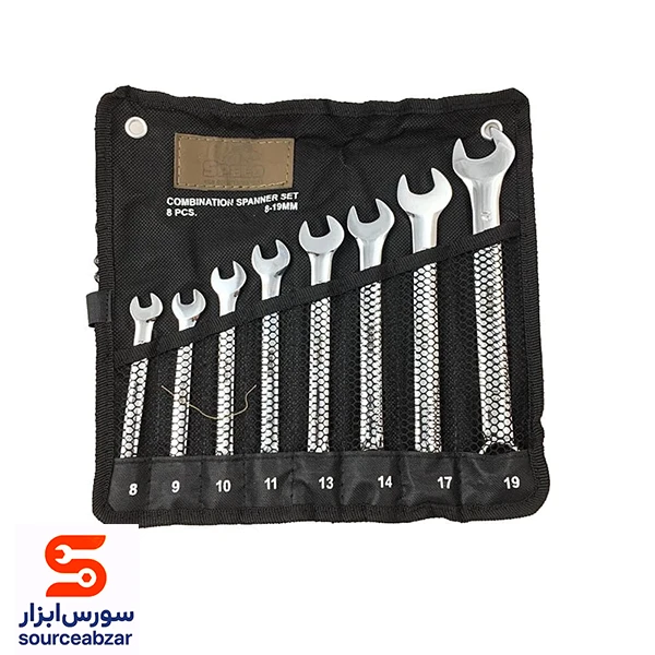 ست 8 عددی آچار یک سر رینگی اسپید