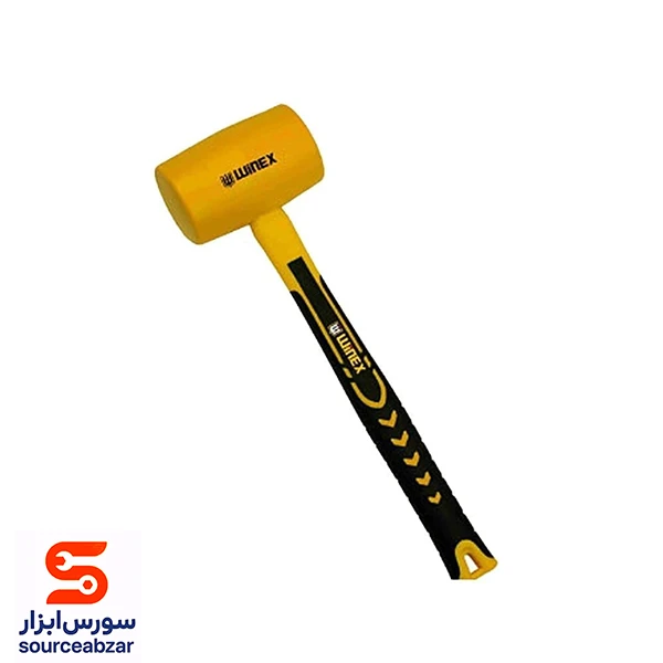 چکش لاستیکی500 گرمی وینکس دسته فایبر گلاس
