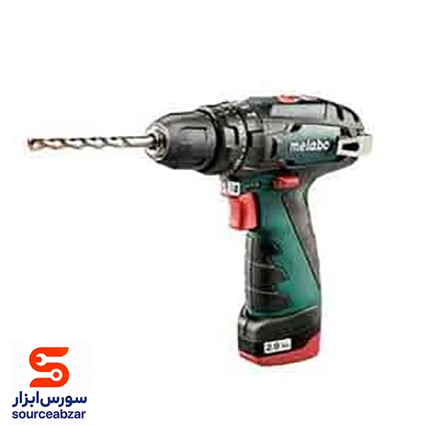 دریل پیچ گوشتی چکشی شارژی متابو 12 ولت مدل PowerMaxx SB