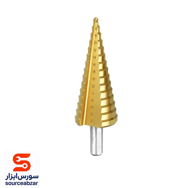 مته مخروطی سایز 32-4 میلیمتر
