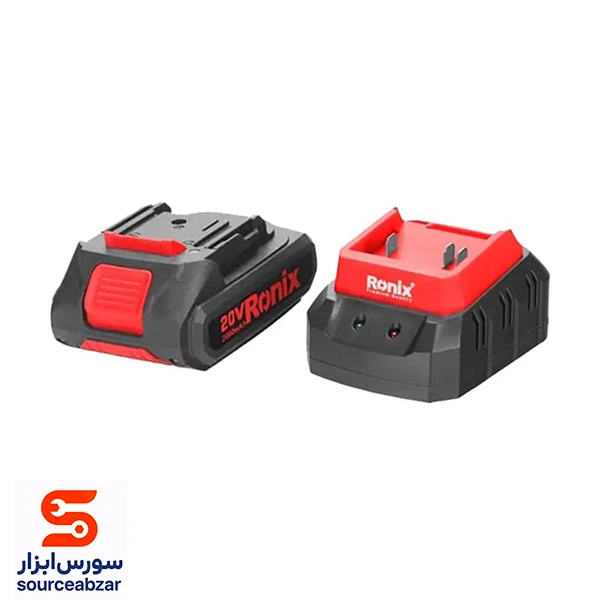 بکس شارژی براشلس رونیکس 20 ولت مدل 8654 دو باتری