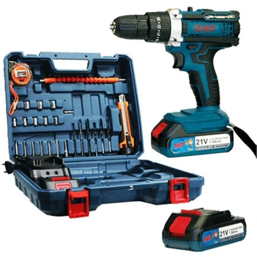 دریل شارژی 21 ولت لیتیوم چکشی دو باطری پی ای پی مدل PAP CID-2126