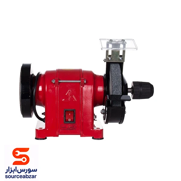 سنگ سنباده رومیزی محک 200 وات سه نظام دار مدل DGD-125/2