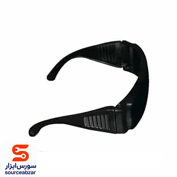 عینک ایمنی تک پلاست مدل کرکره ای دودی