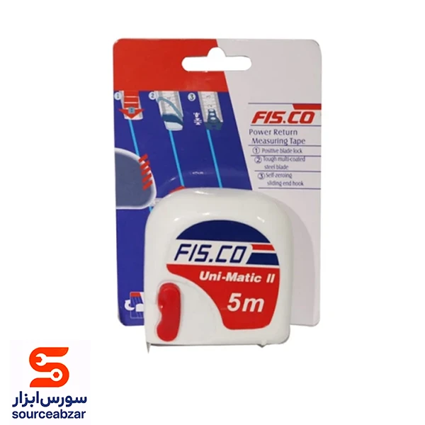 متر فلزی فیسکو 5 متری