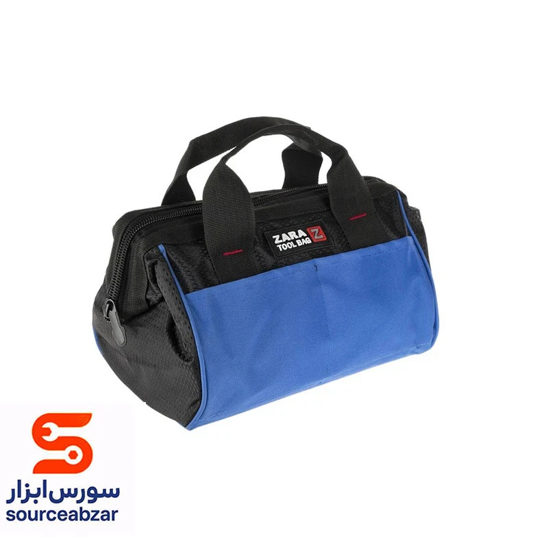 کیف ابزار برزنتی زارا مدل 101 با 12 عدد محفظه آبی.قرمز.طوسی