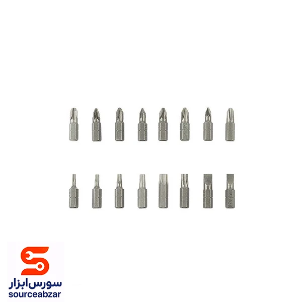 ست 17 عددی سری پیچ گوشتی آاگ با رابط مگنتی