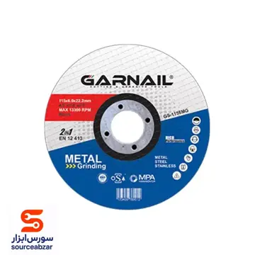 صفحه ساب آهن و استیل مینی گارنیل 115x6 میلی متر مدل GS-1156MG
