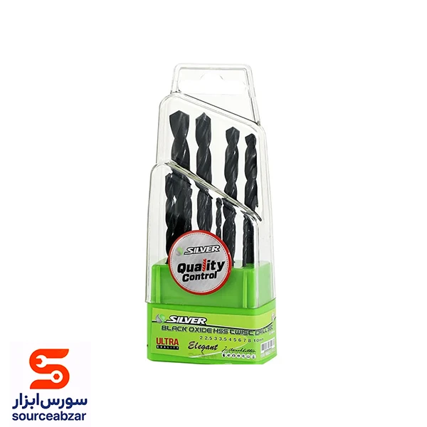 ست 10 عددی مته HSS سیلور مدل GT-BBT10