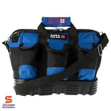 کیف ابزار زارا 32 سانتی متر کفه پلاستیکی مدل 107 آبی .قرمز . طوسی