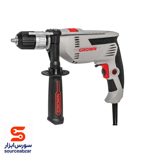 دریل چکشی کرون 600 وات مدل CT10128 سه نظام اتوماتیک