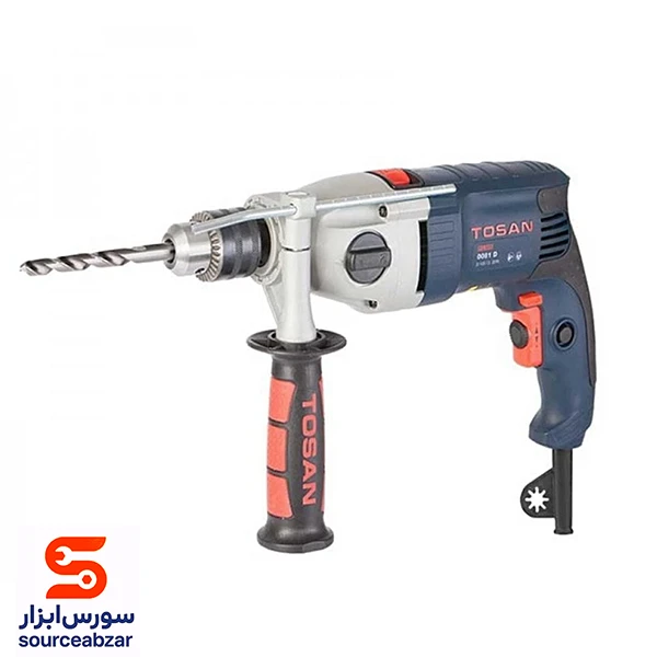 دریل چکشی گیربکسی توسن پلاس 1050 وات مدل 0081D