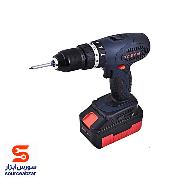 دریل پیچ گوشتی چکشی شارژی توسن 18 ولت مدل 9928SC