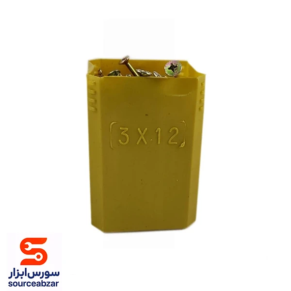 پیچ چوب چهارسو 7 سانت 12*3 بسته 144 عددی