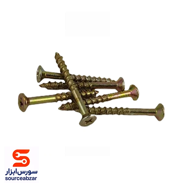 پیچ چوب چهارسو 5 سانت 8*2 بسته 144 عددی