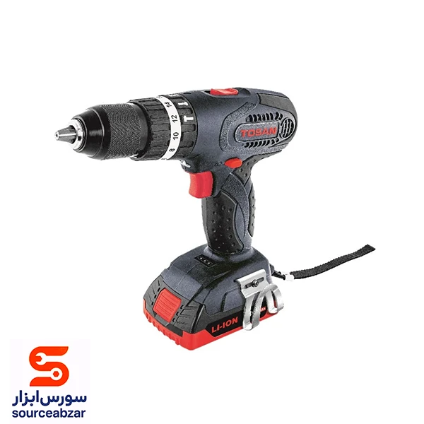 دریل پیچ گوشتی چکشی شارژی توسن 18 ولت مدل 9018SCI