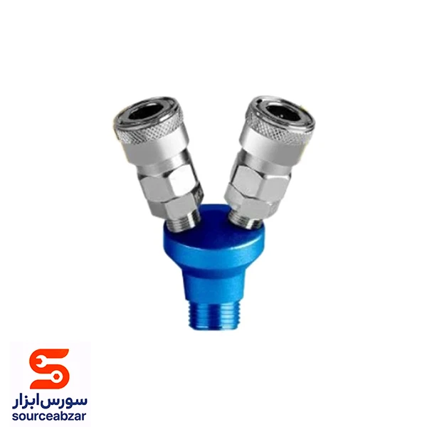 کوپلینگ باد دو راهی رزوه بیرون 1/2 اینچ مدل P1