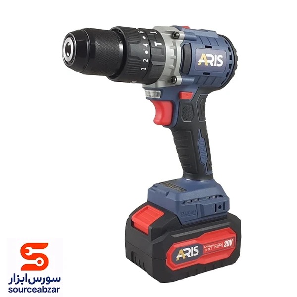 دریل پیچ گوشتی چکشی شارژی براشلس آریس 20 ولت مدل 1080B2