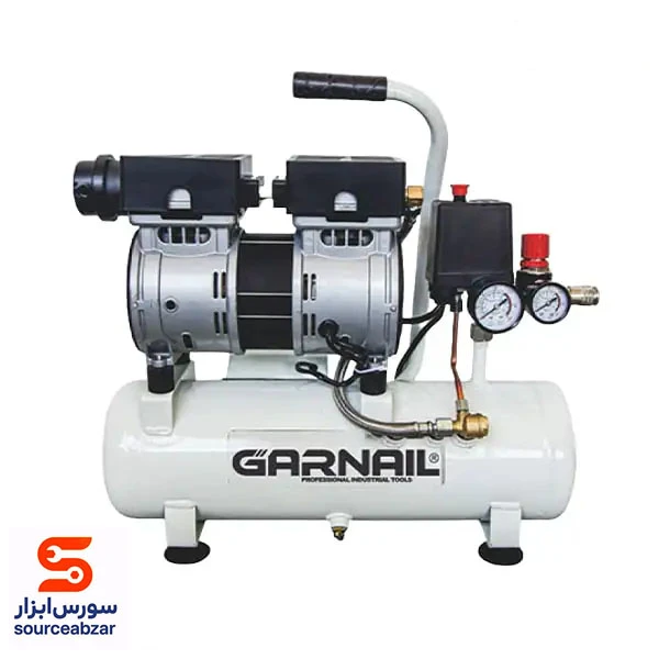 کمپرسور هوا سایلنت گارنیل 10 لیتری مدل GAC02-5510